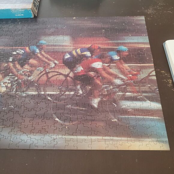 Eaton 1978 Puzzle "Cycling" 500 Missing One Piece 18"x24"  Treasure Collection - Picture 2 of 15
